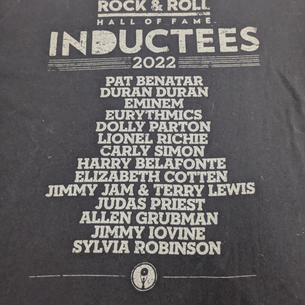 Rock & Roll Hall of Fame 2022 Inductees Tee Including Dolly Parton XL